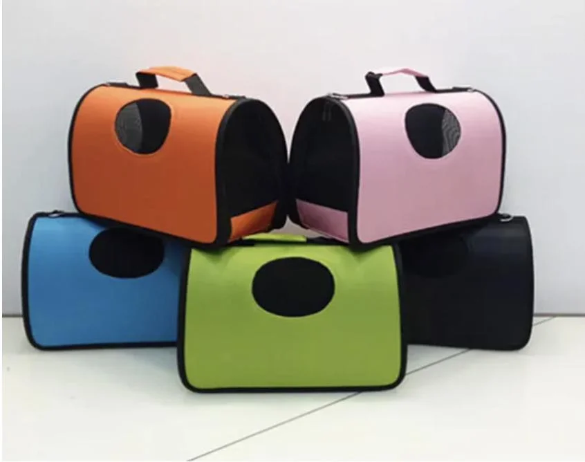 Solid Color Oxford Fabric Dog Travel Carrier Dog Carrier Handbag Pet Product