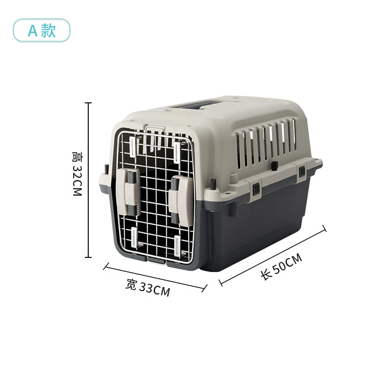 Iata Solid Hard Pet Travel Crate House Transport Box Pet Carrier