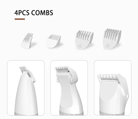 Productos para mascotas Kit de aseo para mascotas Cortapelos para perros Molinillo de uñas recargable para mascotas