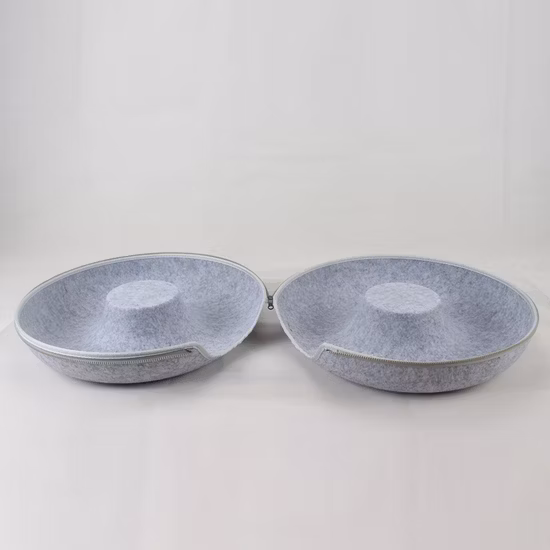 Venta al por mayor, producto de jaula para mascotas, camas personalizadas para mascotas, cojín, cueva portátil para gatos, túnel para gatos de fieltro doblado, cama para perros de interior multifunción