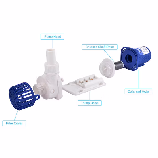 Accesorios para acuarios Bombas de arrecifes para piscifactorías marinas acuáticas para servicio de mascotas