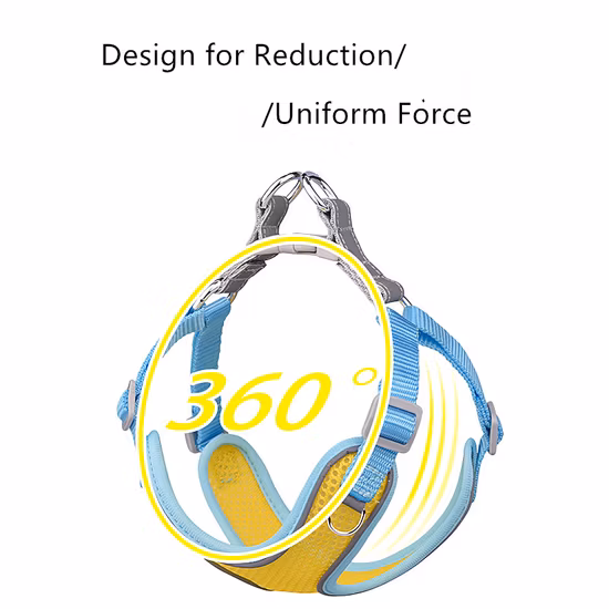 Suministro de productos para mascotas, arnés para perros al aire libre de viaje ajustable y transpirable, productos para mascotas