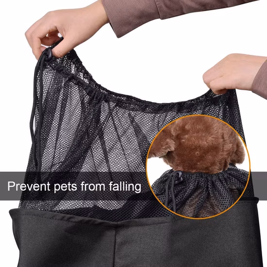 Bolsa para mascotas con correa para el hombro acolchada ajustable para viajes al aire libre